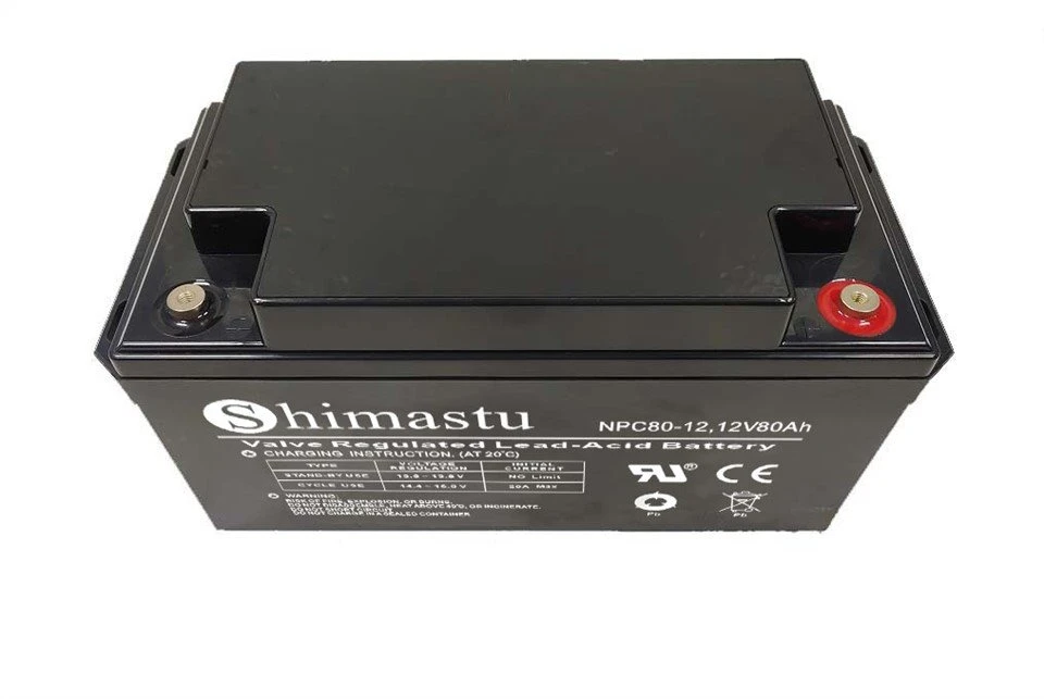 12V 80Ah Deep Cycle -akku
